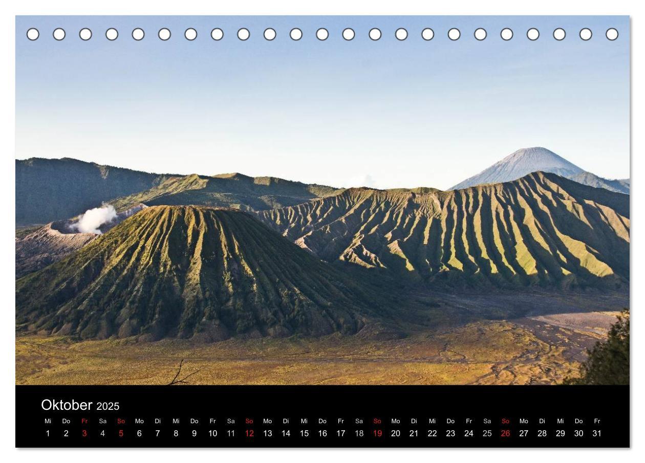 Bild: 9783435774371 | Indonesien (Tischkalender 2025 DIN A5 quer), CALVENDO Monatskalender