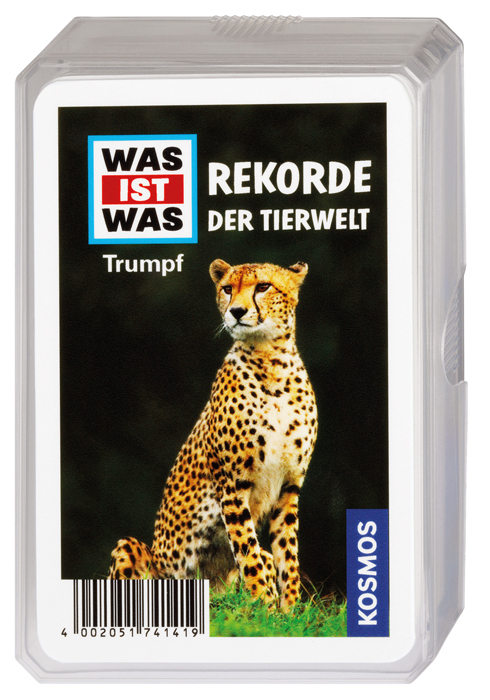 Cover: 4002051741419 | Was ist was, Rekorde der Tierwelt (Kinderspiel) | Trumpfspiel | Spiel