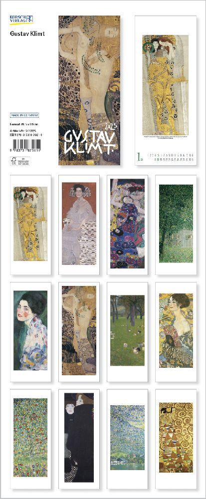 Bild: 9783731875611 | Gustav Klimt 2025 | Korsch Verlag | Kalender | Spiralbindung | 14 S.