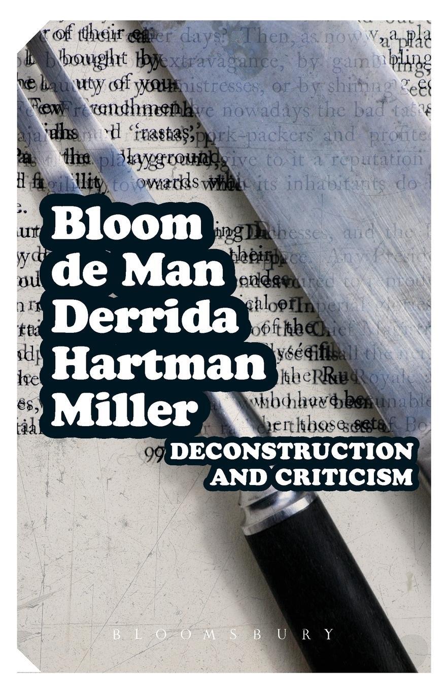 Cover: 9780826476920 | Deconstruction and Criticism | Harold Bloom (u. a.) | Taschenbuch