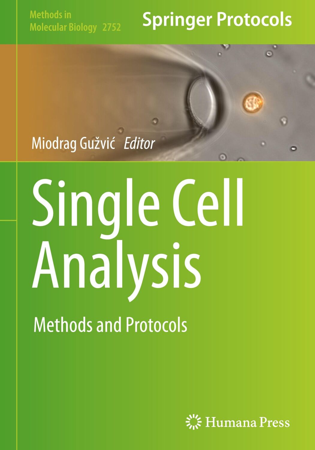 Cover: 9781071636206 | Single Cell Analysis | Methods and Protocols | Miodrag Gu¿vi¿ | Buch