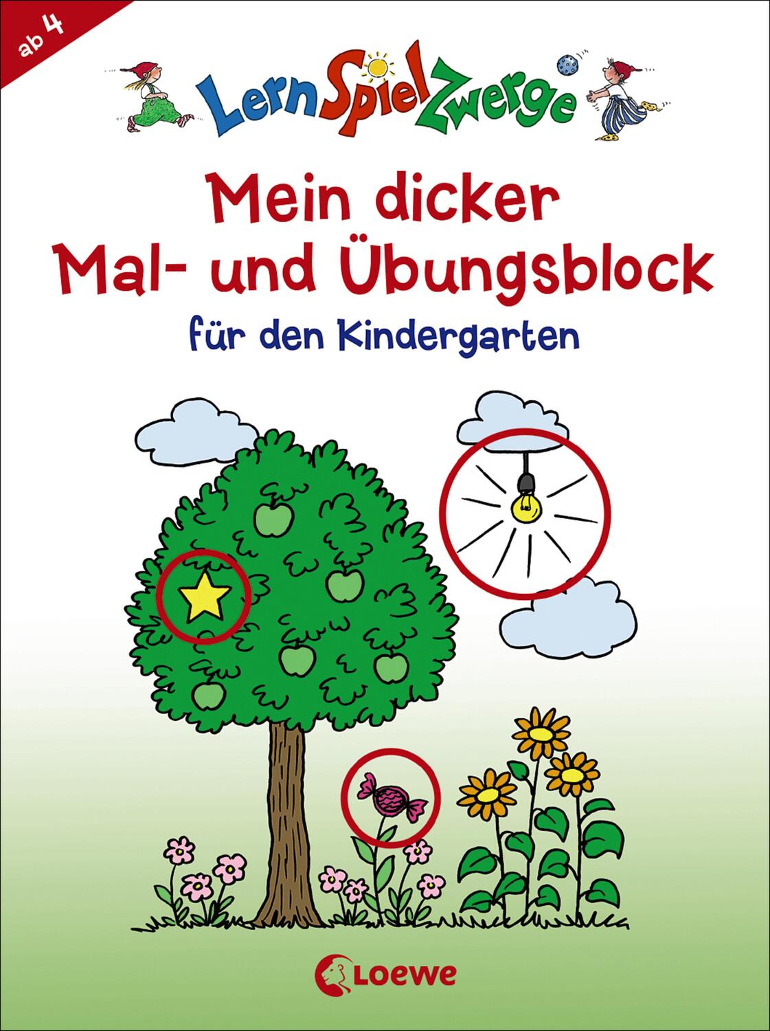 Cover: 9783743201927 | LernSpielZwerge - Mein dicker Mal- und Übungsblock für den...