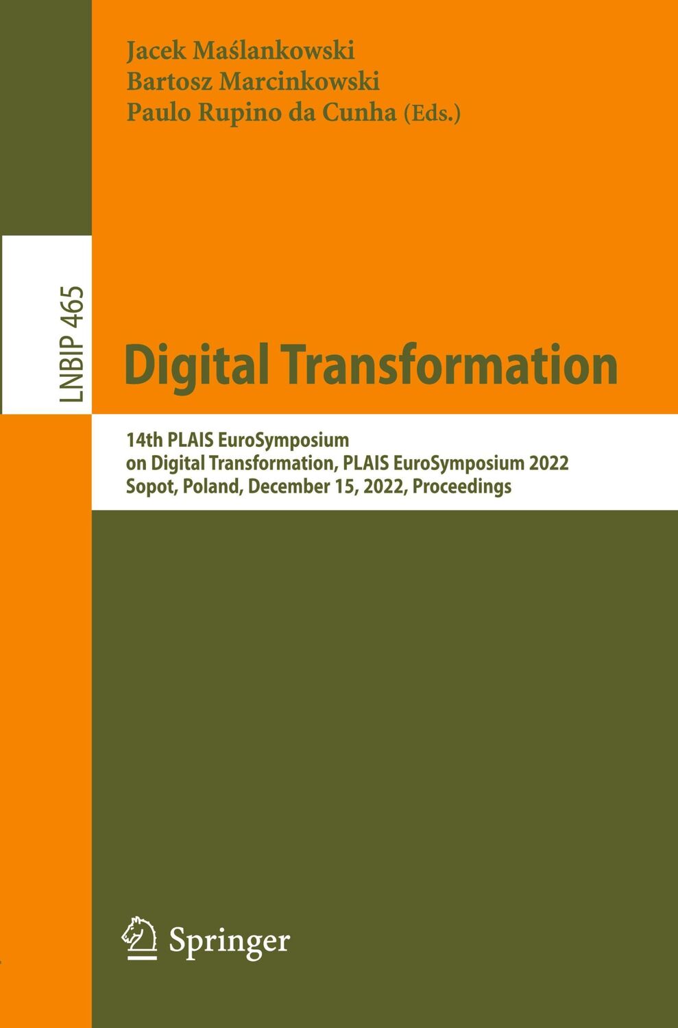 Cover: 9783031230110 | Digital Transformation | Jacek Ma¿lankowski (u. a.) | Taschenbuch | xi