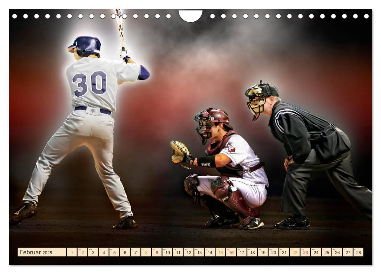 Bild: 9783435365807 | Baseball - Fight (Wandkalender 2025 DIN A4 quer), CALVENDO...