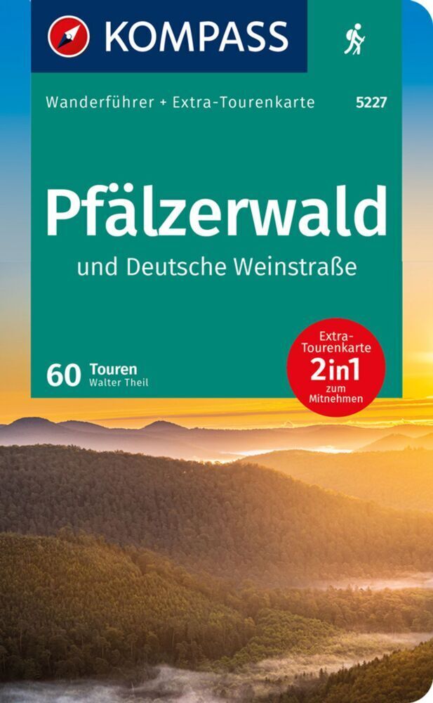 Cover: 9783991211891 | KOMPASS Wanderführer Pfälzerwald und Deutsche Weinstraße, 60 Touren...