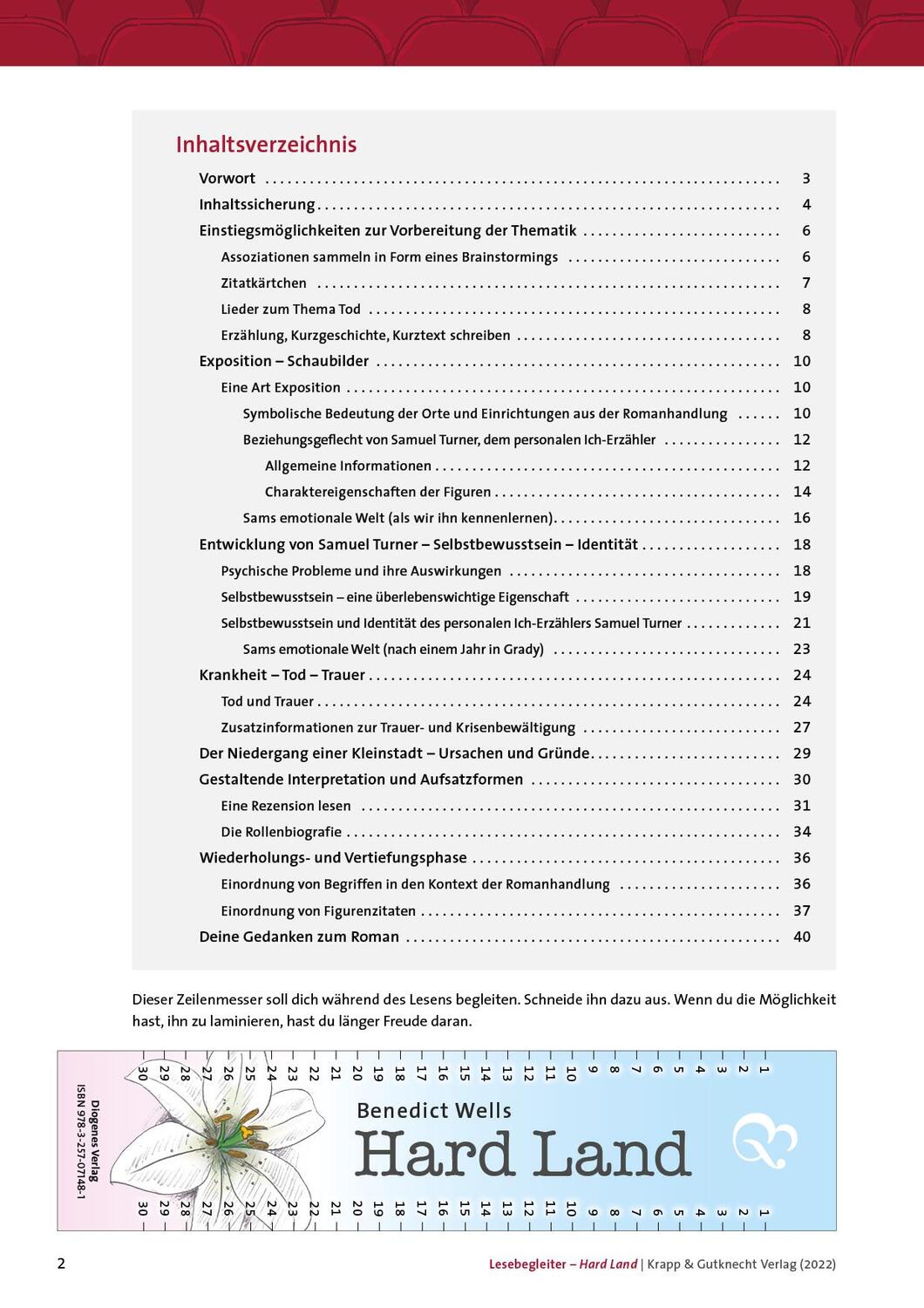 Bild: 9783963231797 | Hard Land - Lesebegleiter | Arbeitsmittel, Arbeitsheft, Aufgaben, Heft