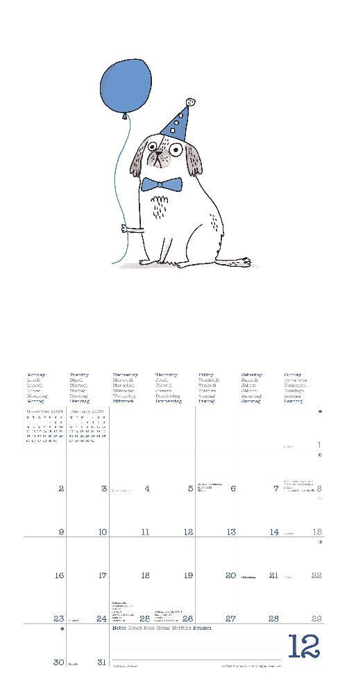 Bild: 4002725986924 | A Dog's Life 2024 - Wand-Kalender - Broschüren-Kalender - 30x30 -...