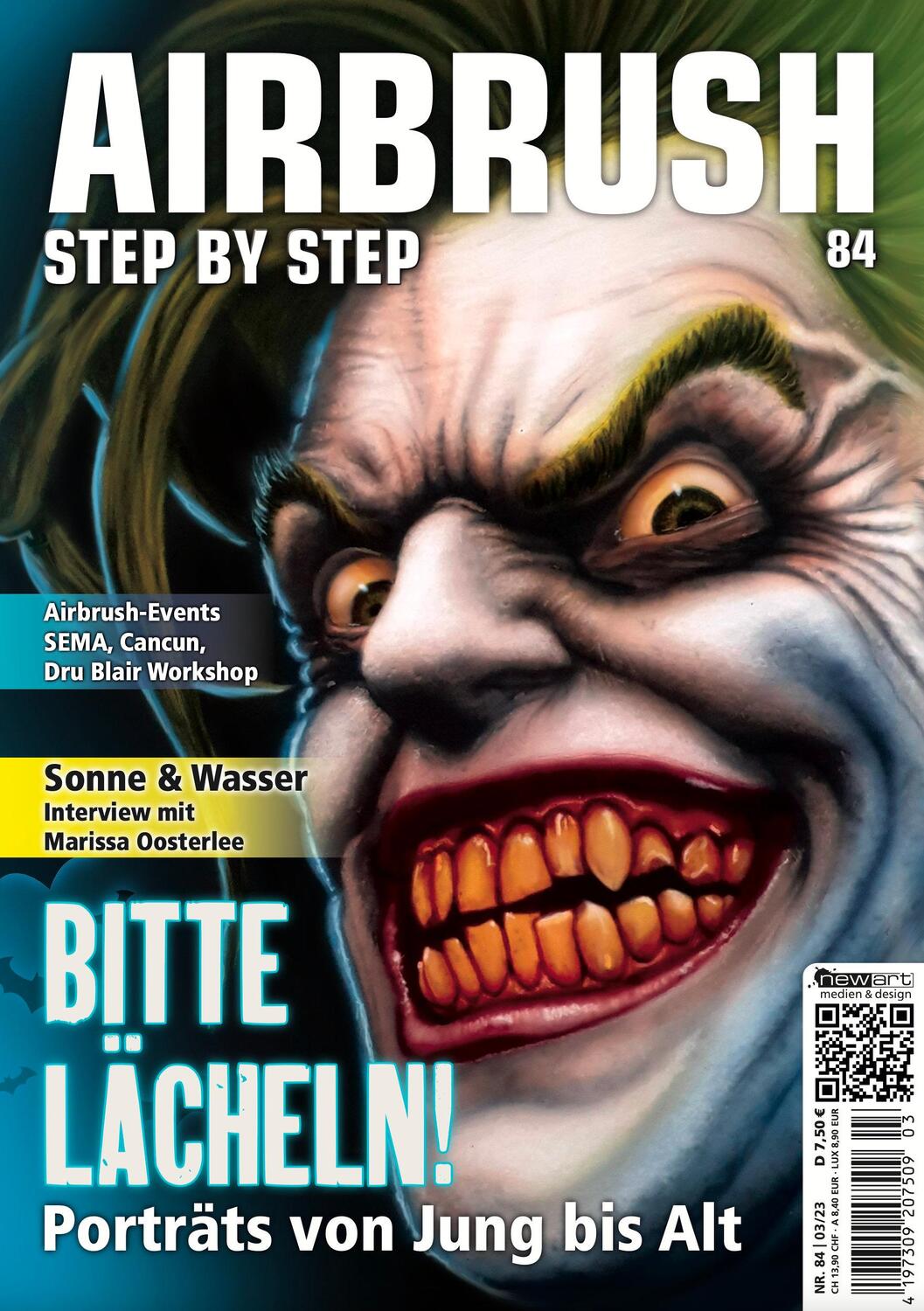 Cover: 9783941656727 | Airbrush Step by Step 84 | Bitte lächeln! | David Kosak (u. a.) | Buch