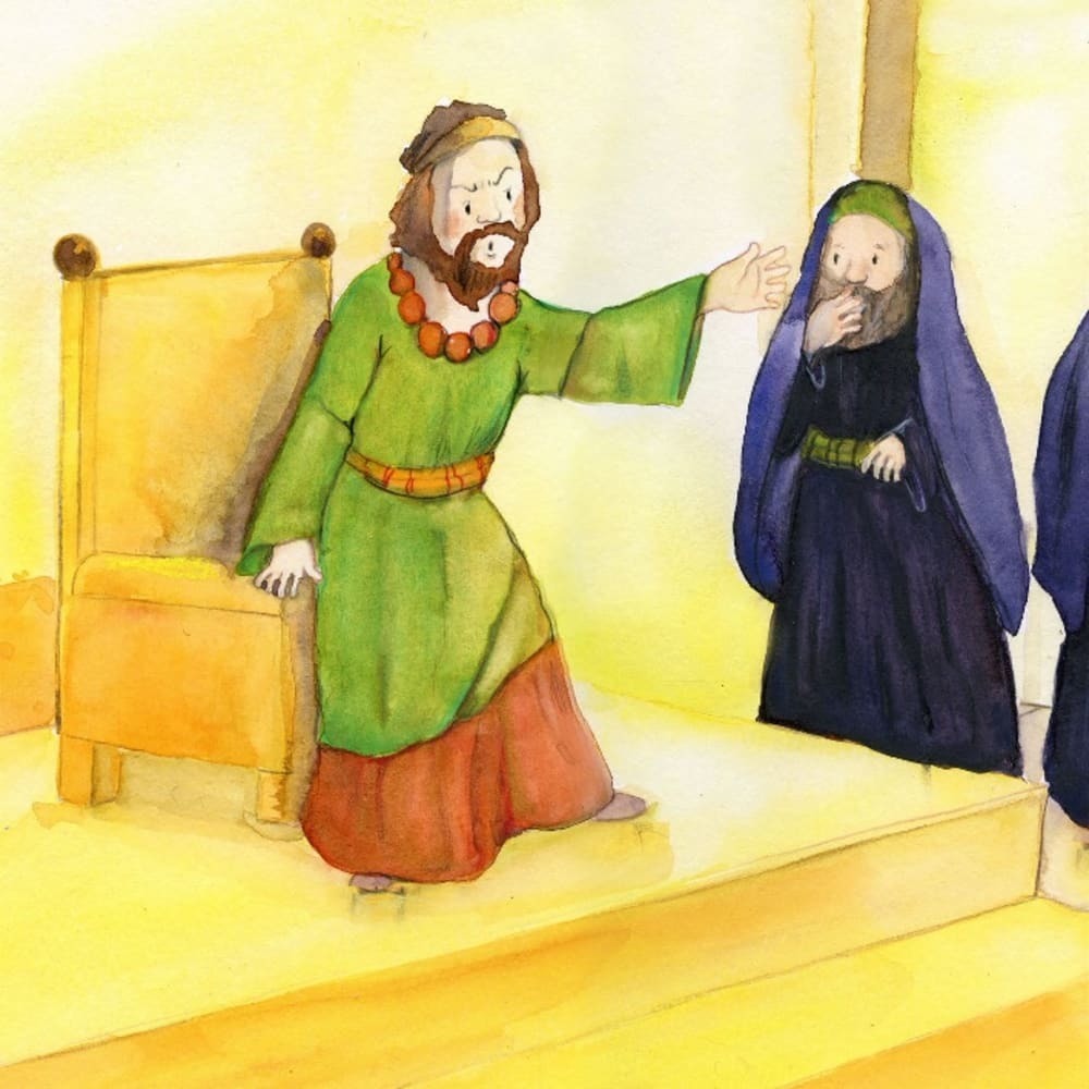 Bild: 9783769825015 | Josef, Maria und Jesus müssen fliehen | Mini-Bilderbuch | Nommensen