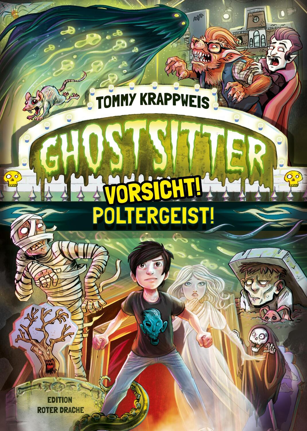 Cover: 9783946425786 | Ghostsitter | Vorsicht! Poltergeist | Tommy Krappweis | Buch | 248 S.