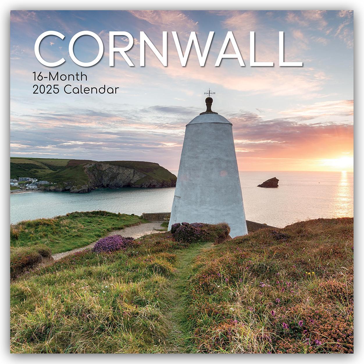 Cover: 9781837889990 | Cornwall 2025 - 16-Monatskalender | The Gifted | Kalender | 14 S.