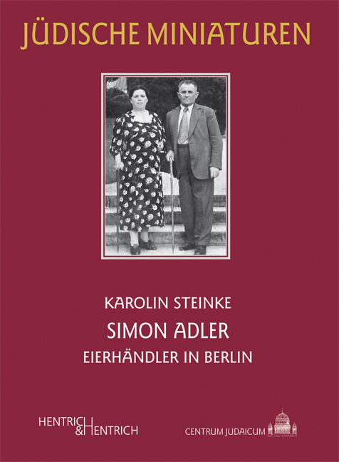 Cover: 9783942271301 | Simon Adler | Eierhändler in Berlin | Karolin Steinke | Taschenbuch