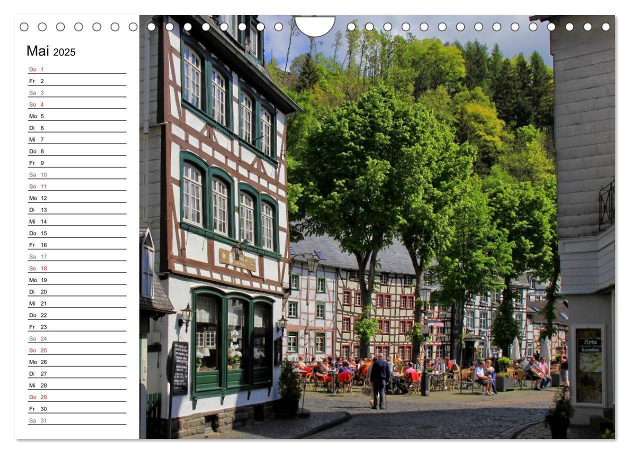 Bild: 9783435543090 | Eine Perle in der Eifel - Monschau (Wandkalender 2025 DIN A4 quer),...