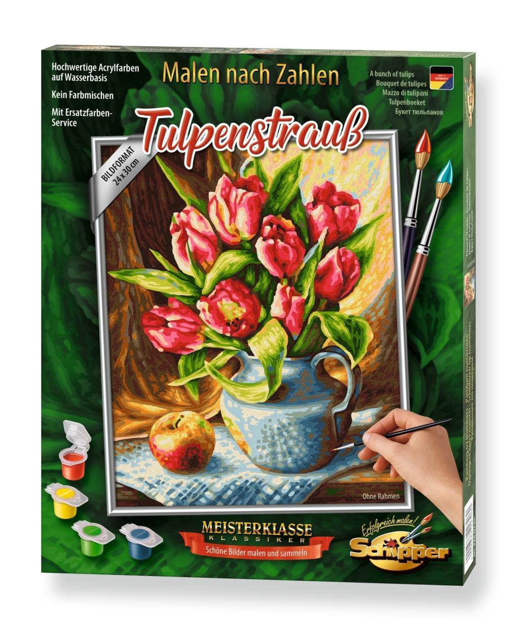 Cover: 4000887927960 | Schipper Malen nach Zahlen - Tulpenstrauß | Schipper | Spiel | Deutsch