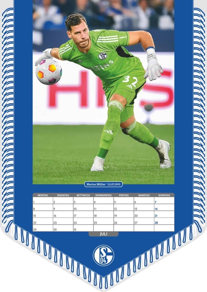 Bild: 4002725987372 | FC Schalke 04 2024 - Bannerkalender - Fan-Kalender -...