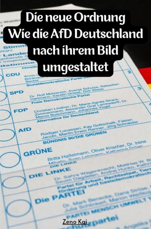 Cover: 9783758491917 | - Die neue Ordnung: Wie die AfD Deutschland nach ihrem Bild...