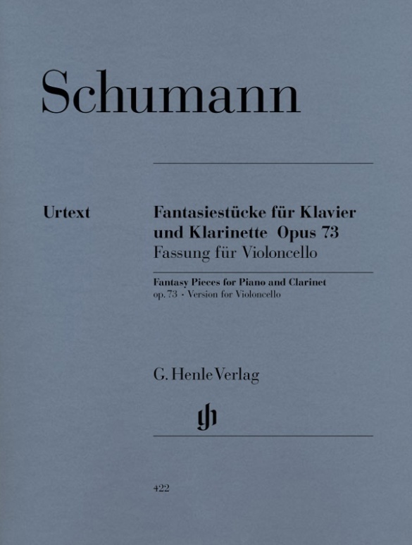 Cover: 9790201804224 | Schumann, Robert - Fantasiestücke op. 73 für Klavier und Klarinette