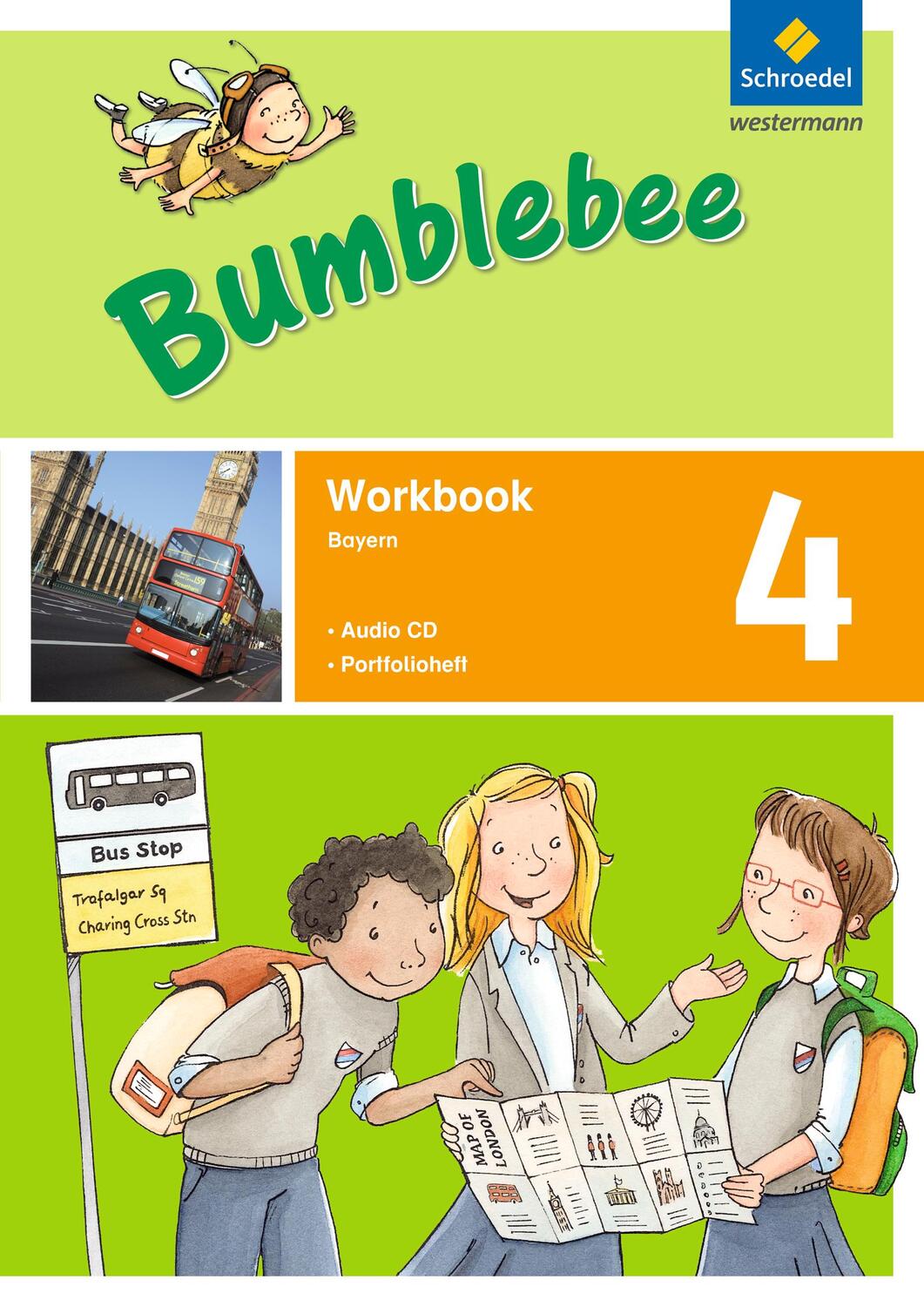 Cover: 9783507028685 | Bumblebee 4. Workbook 4 plus Portfolioheft und Pupil's Audio-CD....