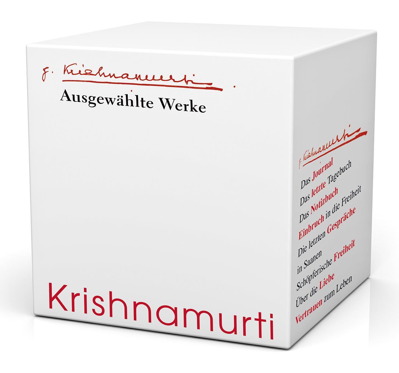 Cover: 9783894276621 | Krishnamurti Ausgewählte Werke | Jiddu Krishnamurti | Buch | Gebunden