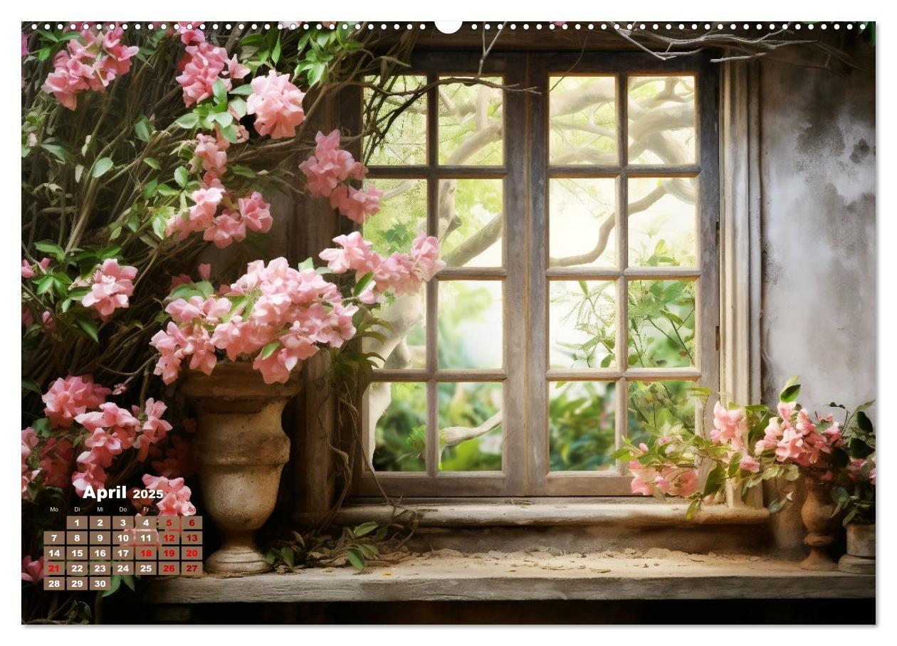 Bild: 9783383832451 | Aus dem Fenster geblickt (Wandkalender 2025 DIN A2 quer), CALVENDO...