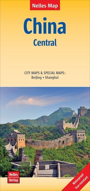 Cover: 9783865740953 | Nelles Map Landkarte China: Central | (Land-)Karte | Deutsch | 2018