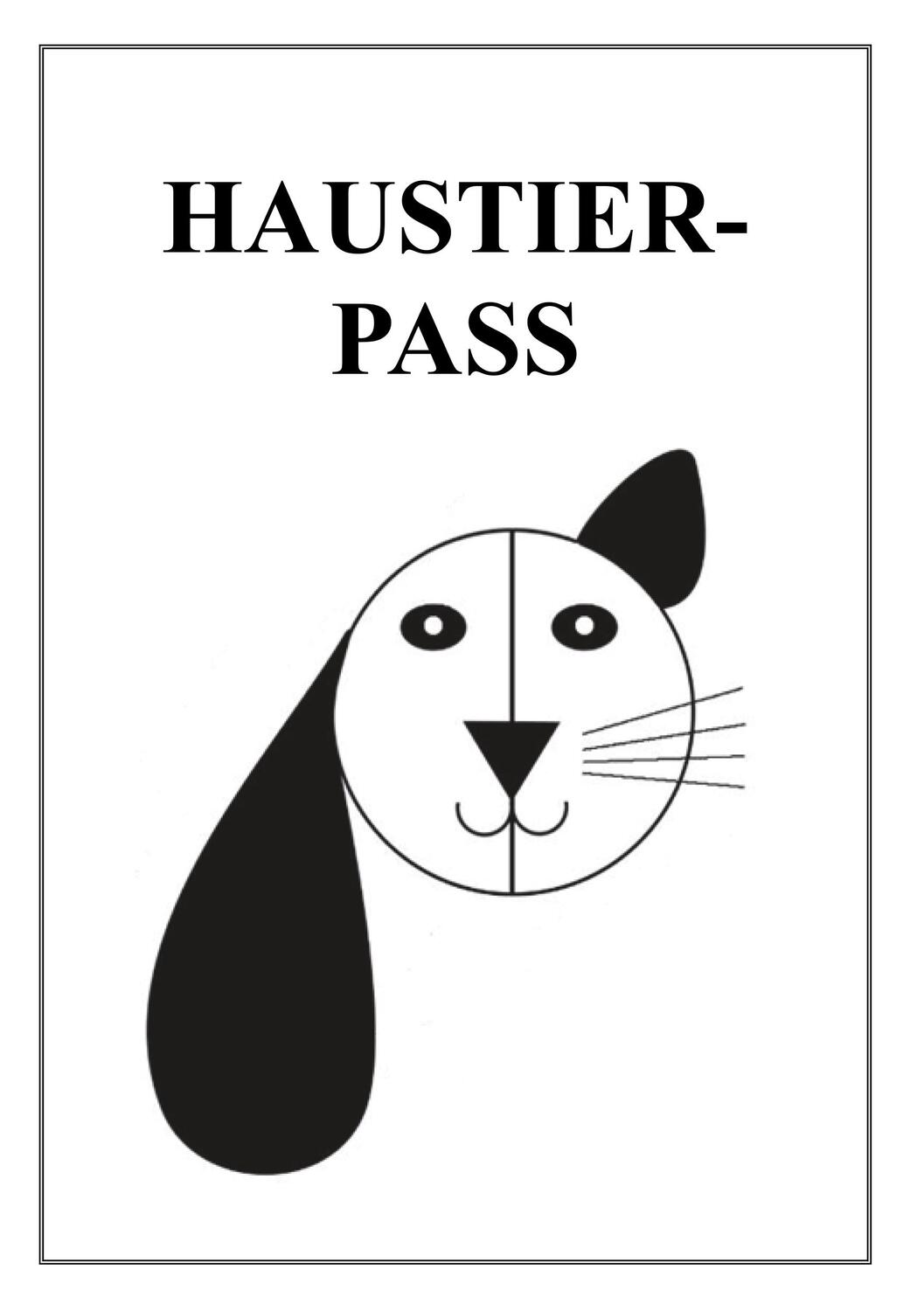 Cover: 9783752886436 | Haustier-Pass | Brigitte Friedl | Taschenbuch | Booklet | 36 S. | 2018