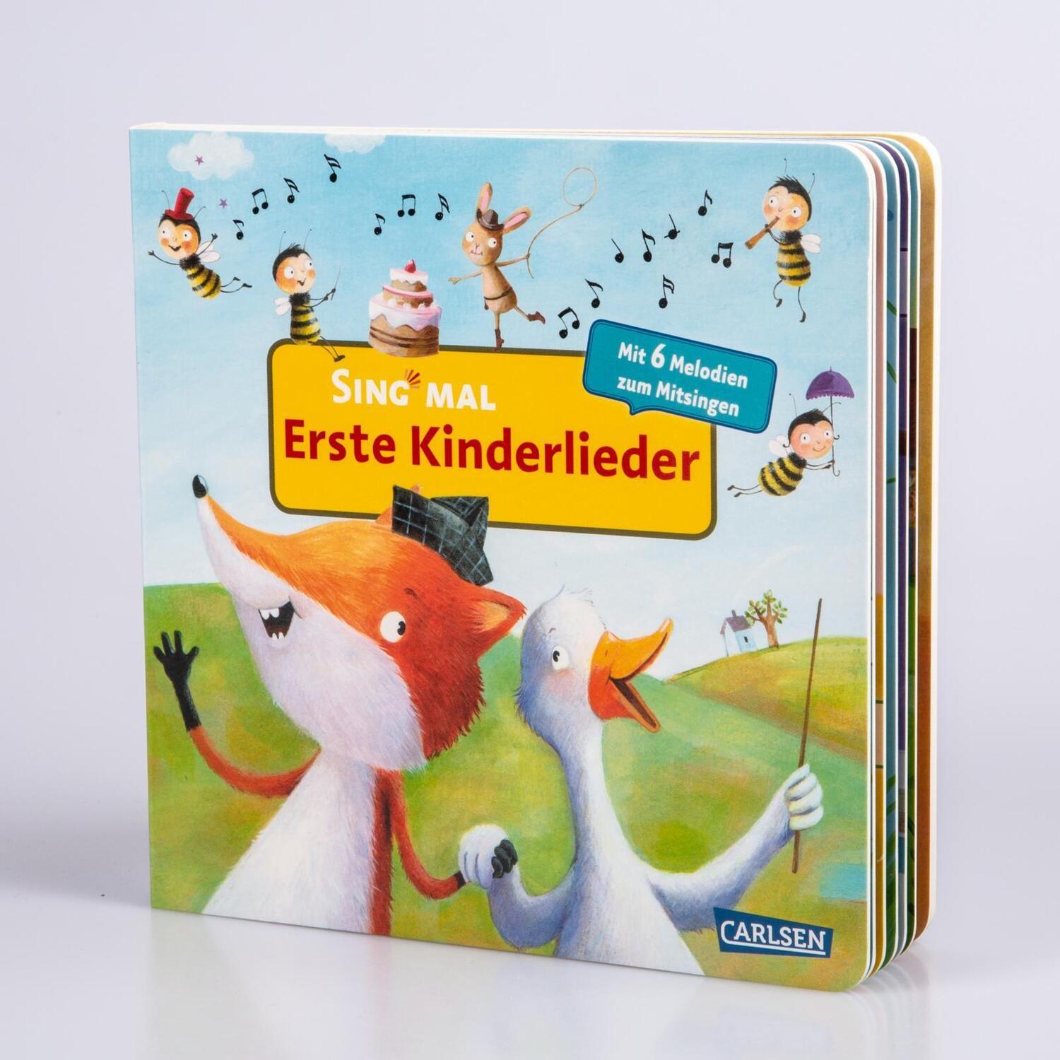 Bild: 9783551251435 | Erste Kinderlieder | Buch | Sing mal | Pappenbuch | Deutsch | 2015