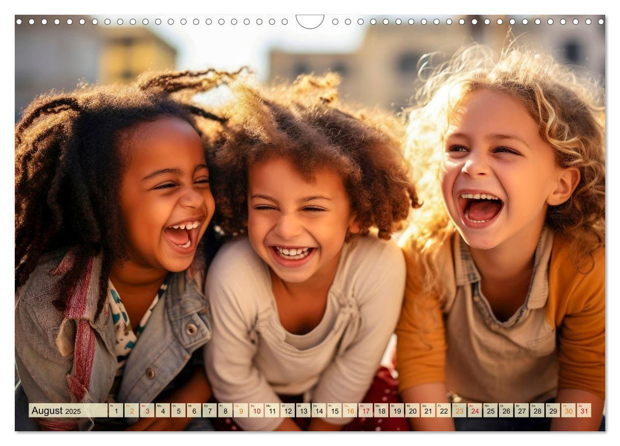 Bild: 9783383863110 | Kinder Lachen (Wandkalender 2025 DIN A3 quer), CALVENDO Monatskalender