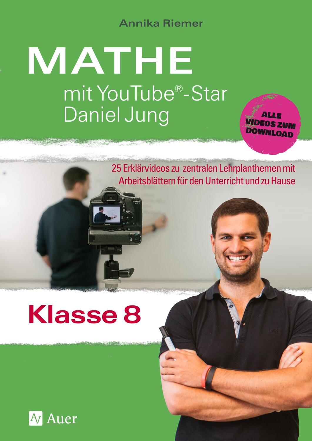 Cover: 9783403082507 | Mathe mit YouTube®-Star Daniel Jung Klasse 8 | Annika Riemer | Bundle