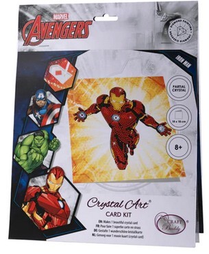 Cover: 5055865498627 | Craft Buddy CCK-MCU904 - Crystal Art Card Kit, Marvel Ironman,...