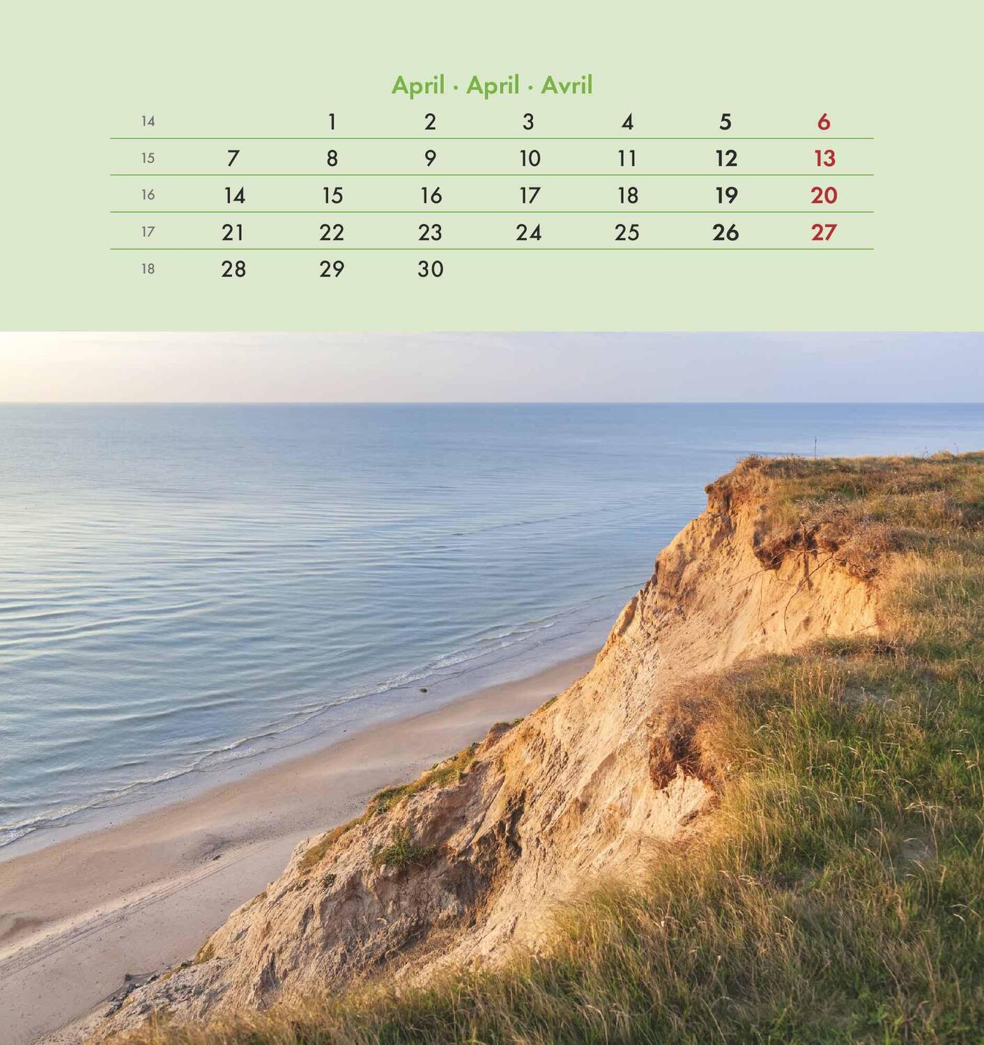 Bild: 4251732342333 | Seeblick 2025 - Postkartenkalender 16x17 cm - Sea View - zum...