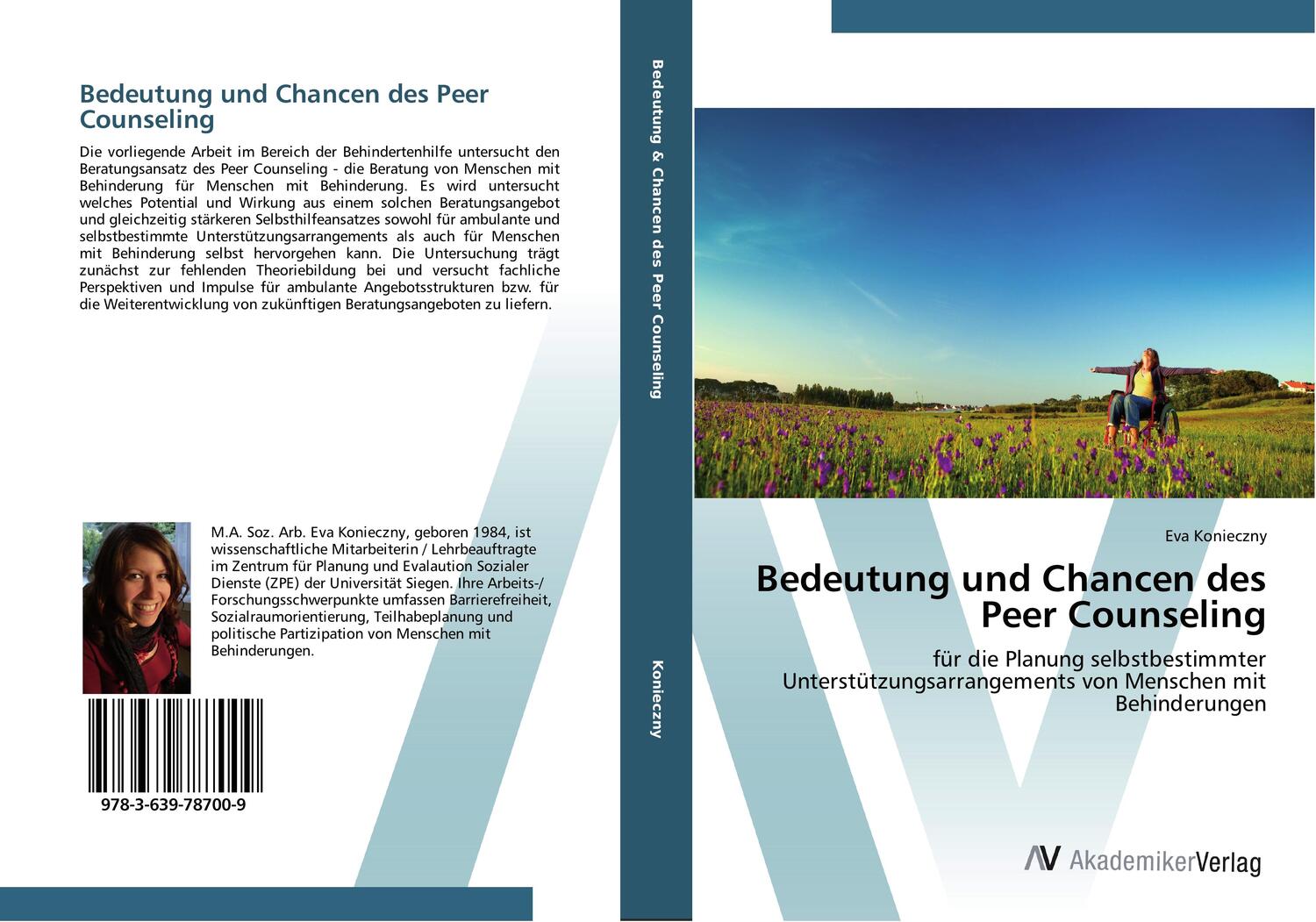 Cover: 9783639787009 | Bedeutung und Chancen des Peer Counseling | Eva Konieczny | Buch