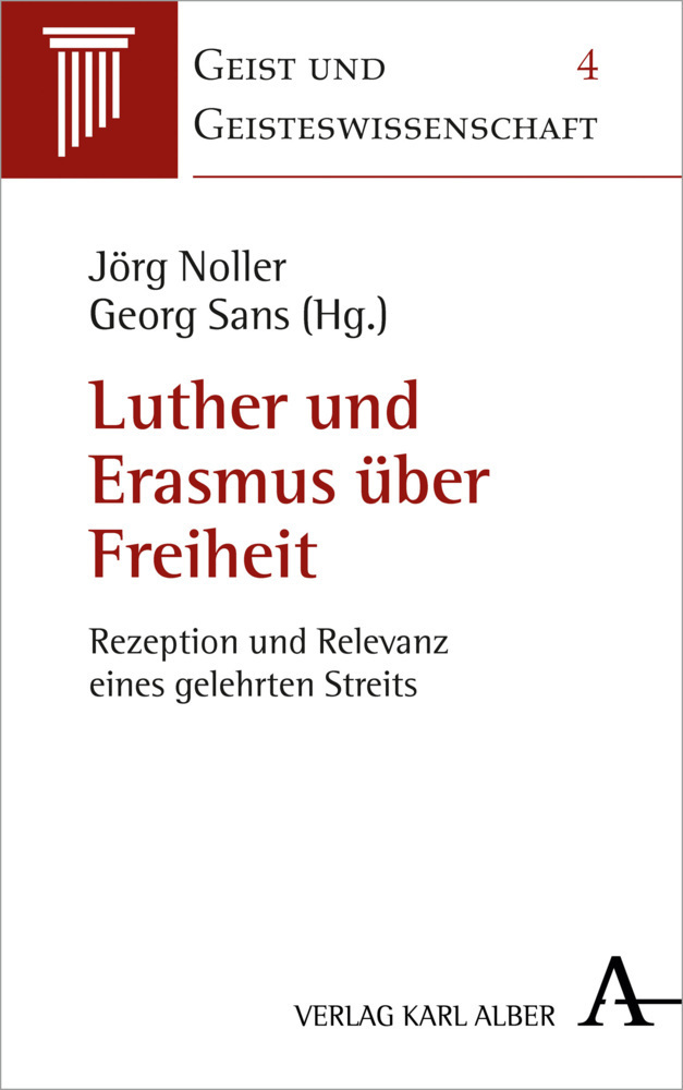Cover: 9783495490259 | Luther und Erasmus über Freiheit | Jörg Noller (u. a.) | Buch | 2020