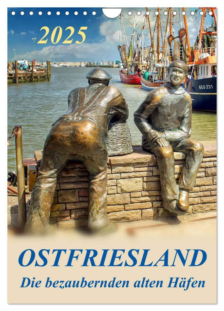 Cover: 9783457059104 | Ostfriesland - die bezaubernden alten Häfen / Planer (Wandkalender...