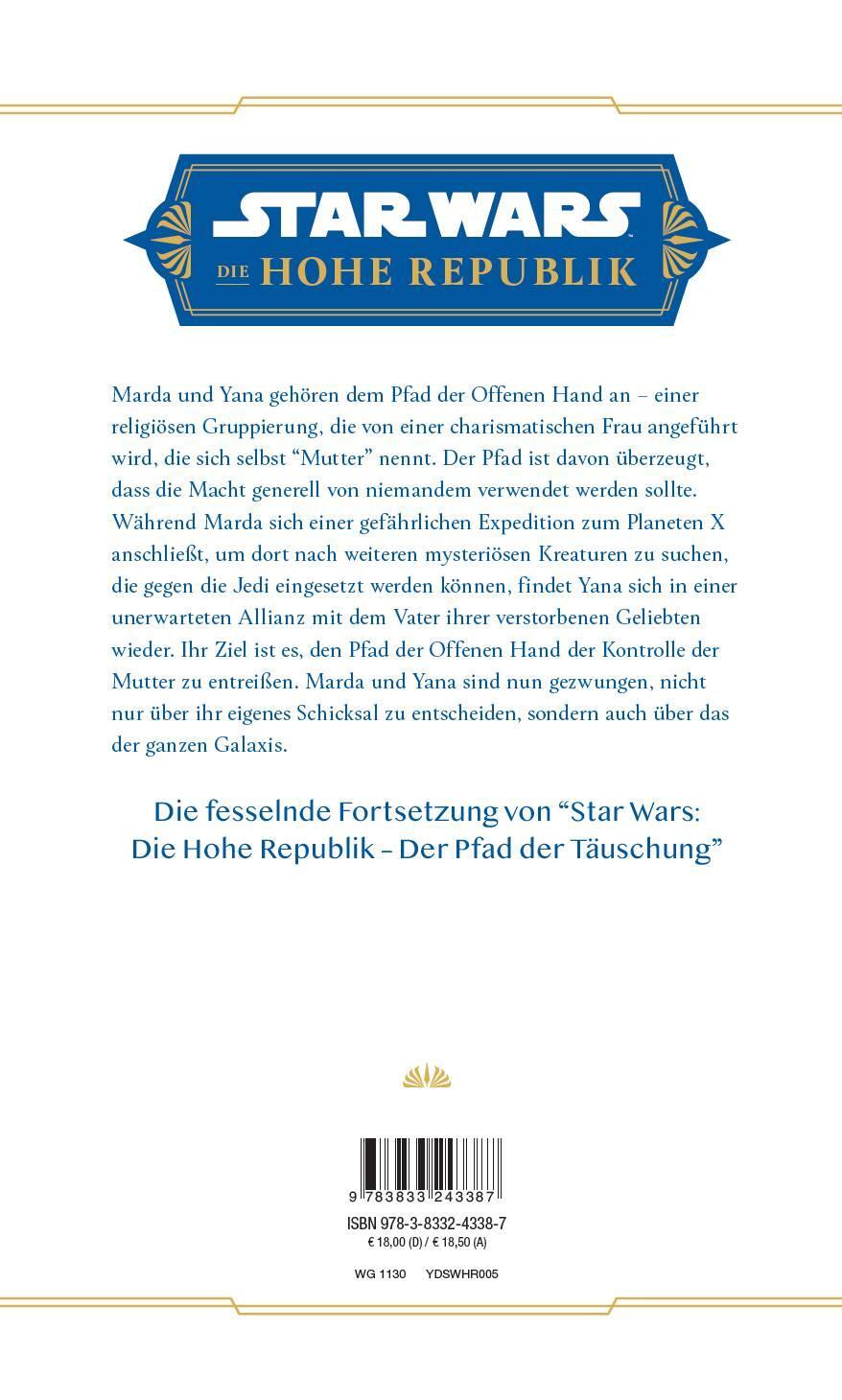Rückseite: 9783833243387 | Star Wars: Die Hohe Republik - Der Pfad der Rache | Scott (u. a.)