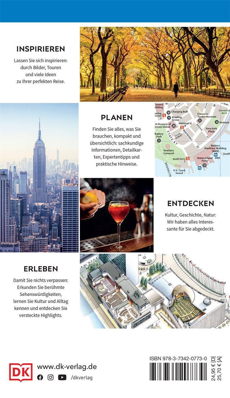 Rückseite: 9783734207730 | Vis-à-Vis Reiseführer New York | DK Verlag - Reise | Taschenbuch