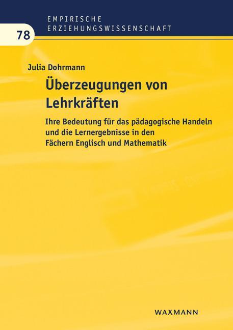 Cover: 9783830944171 | Überzeugungen von Lehrkräften | Julia Dohrmann | Taschenbuch | 246 S.