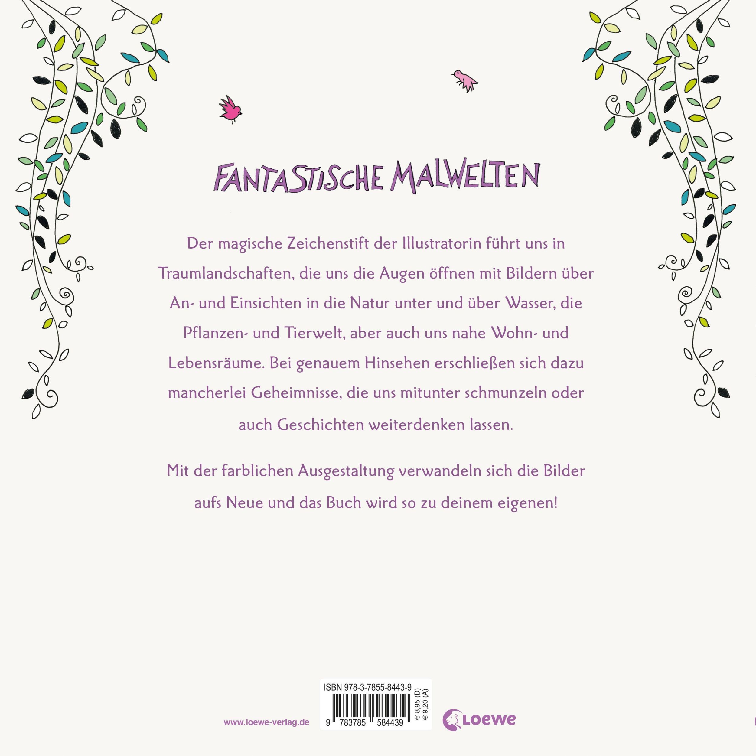 Rückseite: 9783785584439 | Fantastische Malwelten | Angelika Stubner | Taschenbuch | 80 S. | 2016