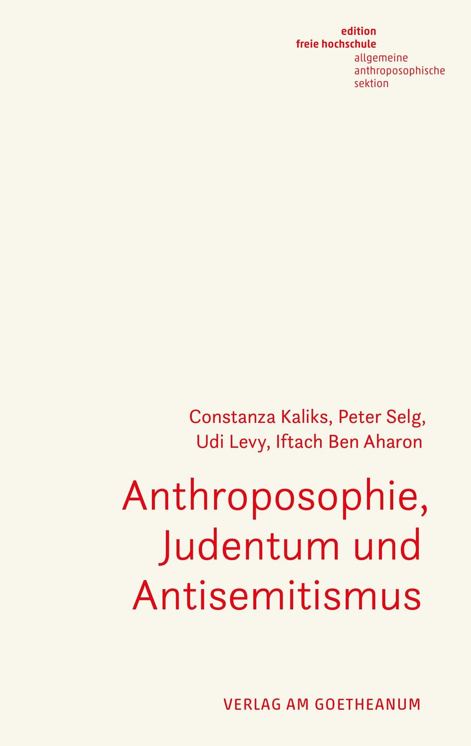 Cover: 9783723517338 | Anthroposophie, Judentum und Antisemitismus | Constanza Kaliks (u. a.)
