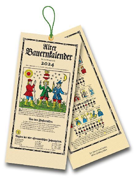 Cover: 9783840485541 | Alter Bauernkalender 2024 | Der Klassiker (Wandkalender) | Alpina