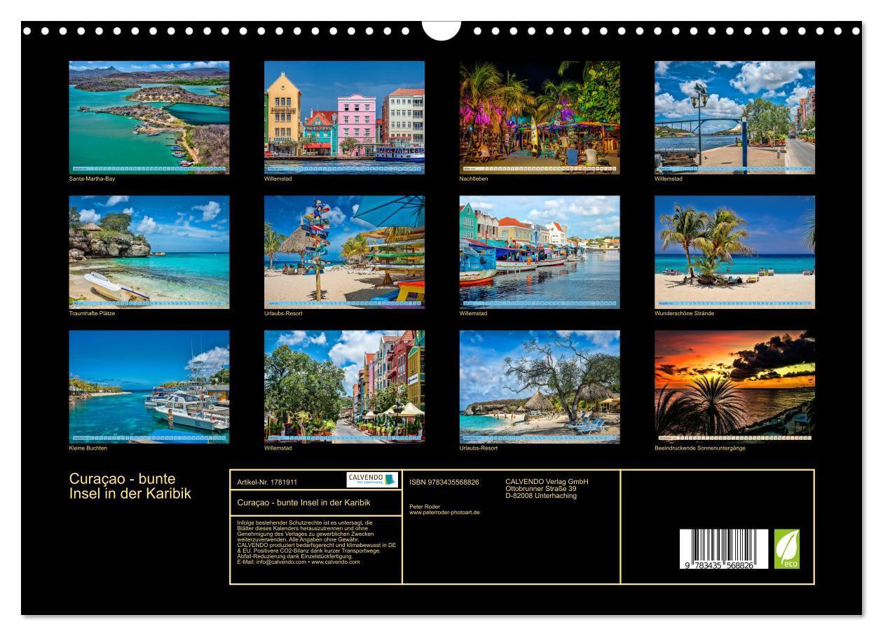 Bild: 9783435568826 | Curaçao - bunte Insel in der Karibik (Wandkalender 2025 DIN A3...