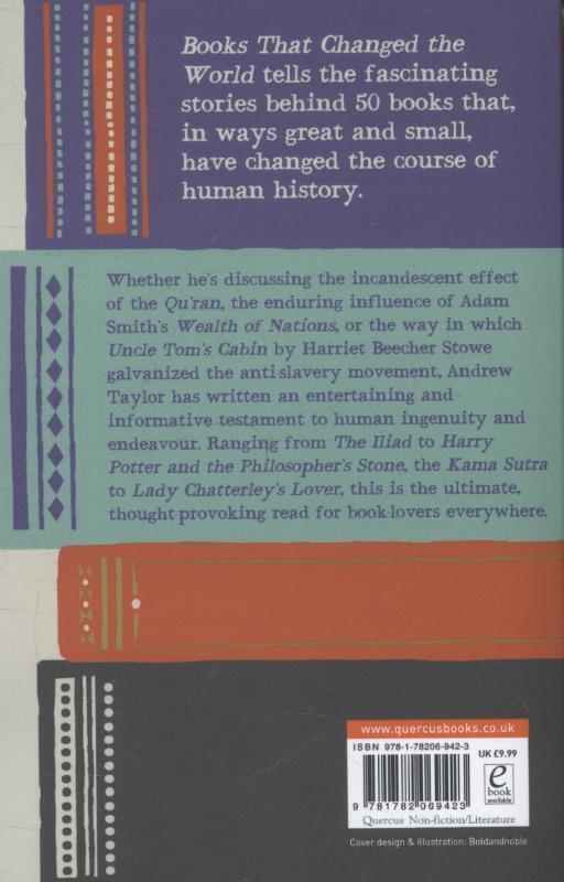 Rückseite: 9781782069423 | Books that Changed the World | Andrew Taylor | Taschenbuch | Englisch
