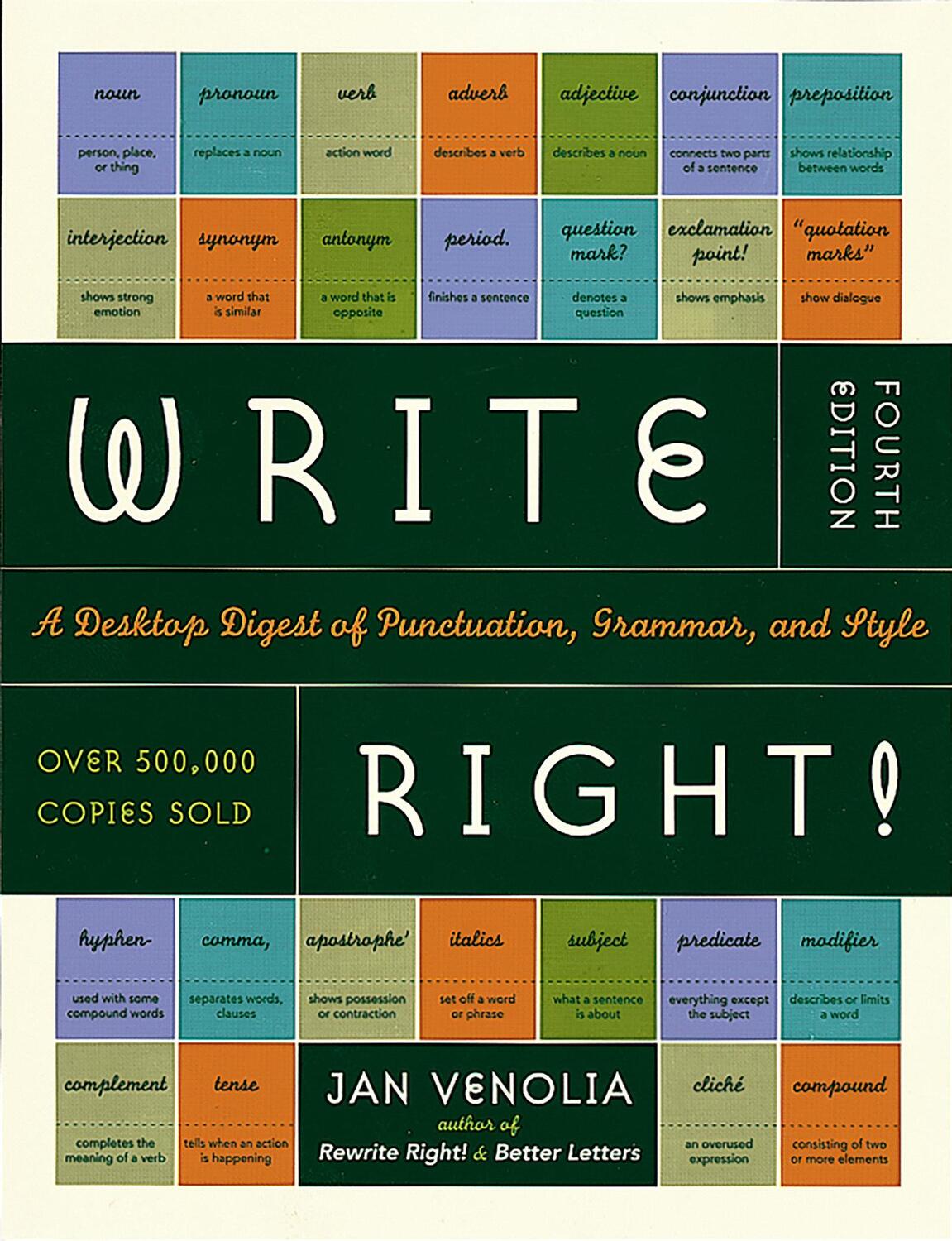 Cover: 9781580083287 | Write Right! | A Desktop Digest of Punctuation, Grammar, and Style