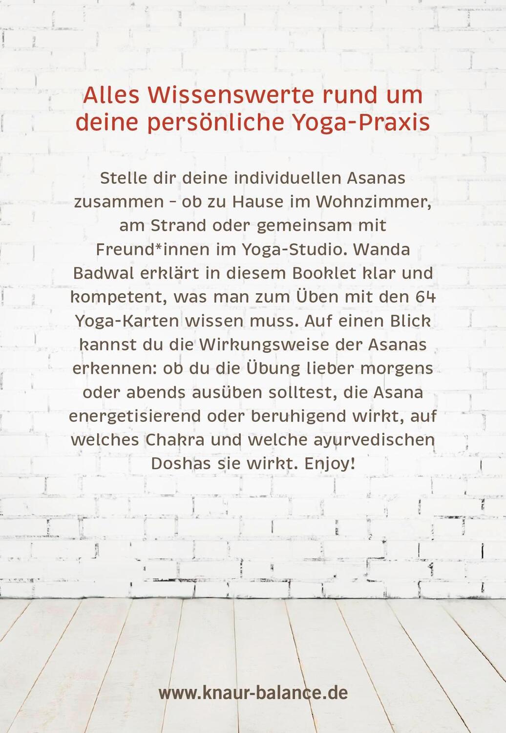 Rückseite: 9783426676288 | Deine Yoga-Box | Wanda Badwal | Taschenbuch | 128 S. | Deutsch | 2023