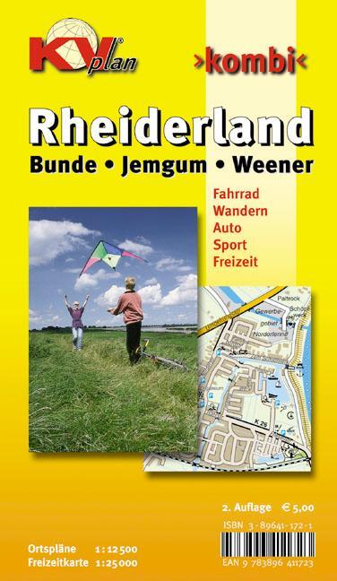 Cover: 9783896411723 | Rheiderland (Bunde, Jemgum, Weener), KVplan,...