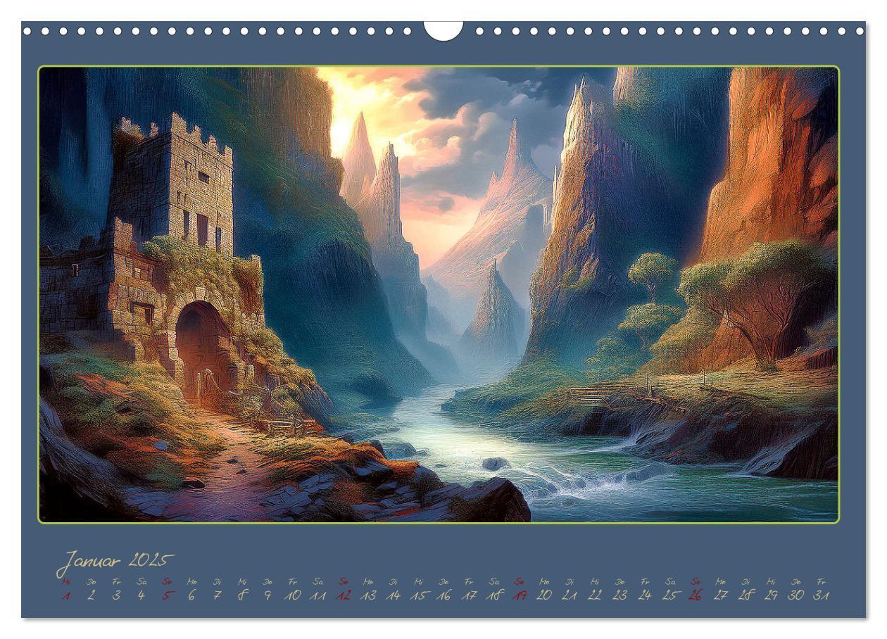 Bild: 9783457168981 | Landschaft romantisch gesehen (Wandkalender 2025 DIN A3 quer),...