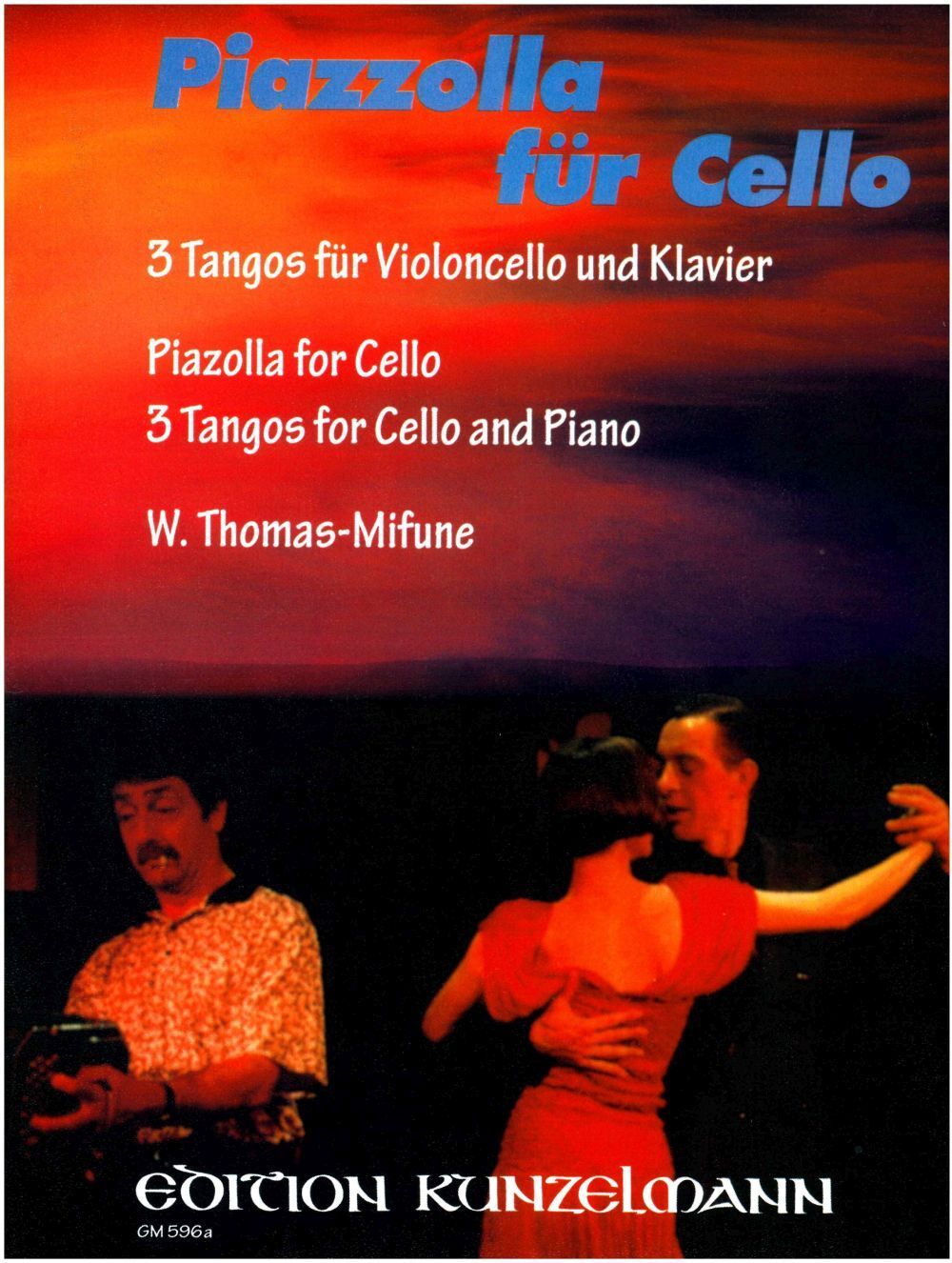 Cover: 9790206200281 | Piazzolla für Cello - 3 Tangos für Violoncello und Klavier | Piazzolla