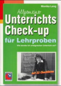 Cover: 9783897782006 | Allgemeiner Unterrichts Check-up für Lehrproben | Monika Lang | 56 S.