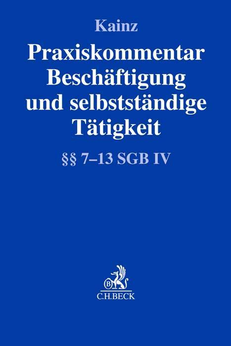 Cover: 9783406788482 | Praxiskommentar Beschäftigung und selbstständige Tätigkeit | Kainz