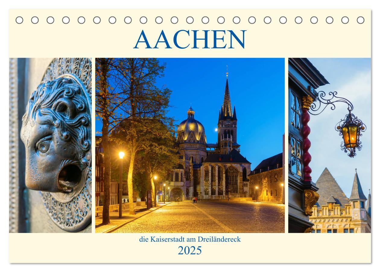 Cover: 9783435207480 | Aachen - die Kaiserstadt am Dreiländereck (Tischkalender 2025 DIN...